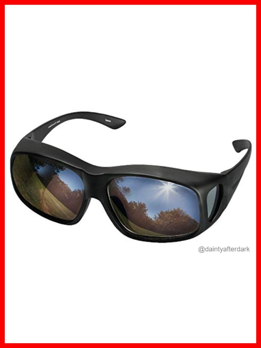 Polarized Wraparound Fitover Sunglasses Wear Over Prescription Glasses UV400